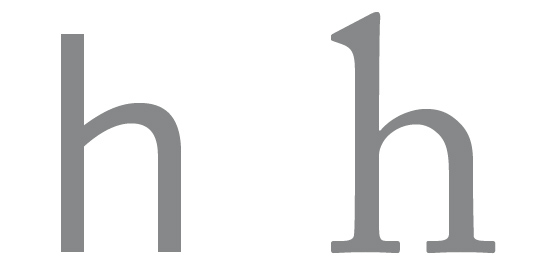 Sans serif vs. Serif