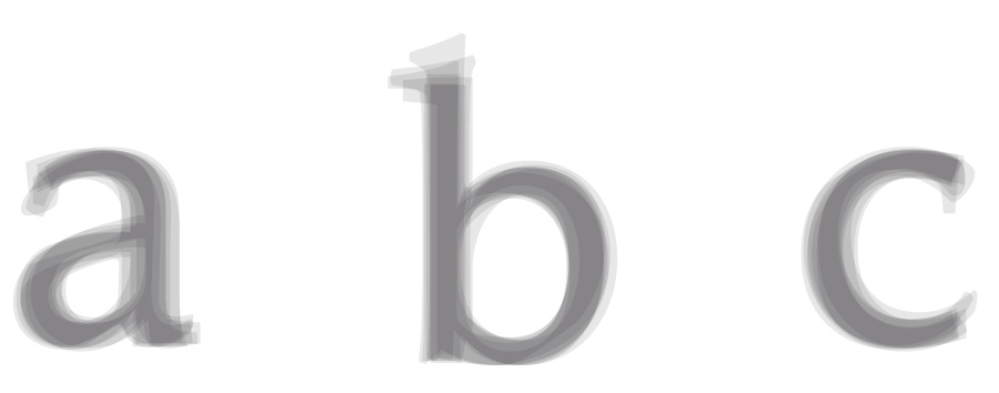 For every letter there is an archetypal design principle