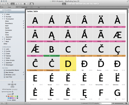 Glyphs’ iTunes-like interface