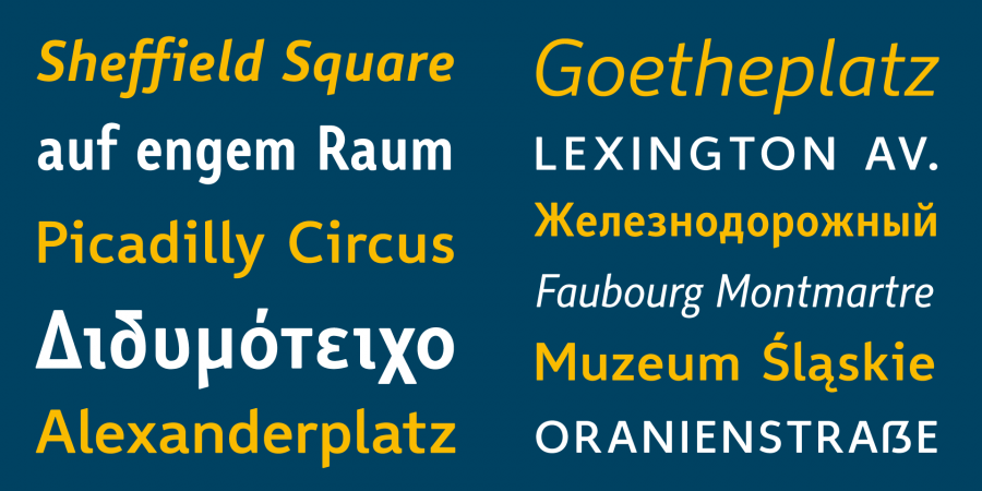 Wayfinding Sans Pro