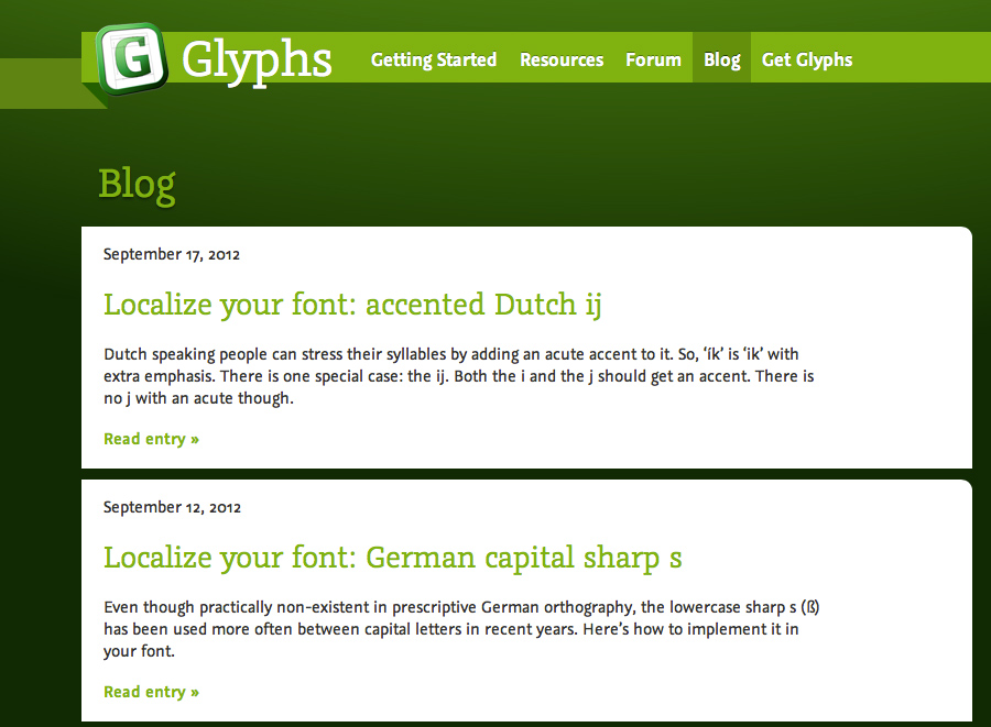 Graublau Sans and Slab at glyphsapp.com