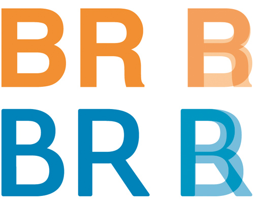 Helvetica (orange) has many letters that are designed very similar, which is not really helpful when used for signage. A more unique designs helps to differenciate the letters.